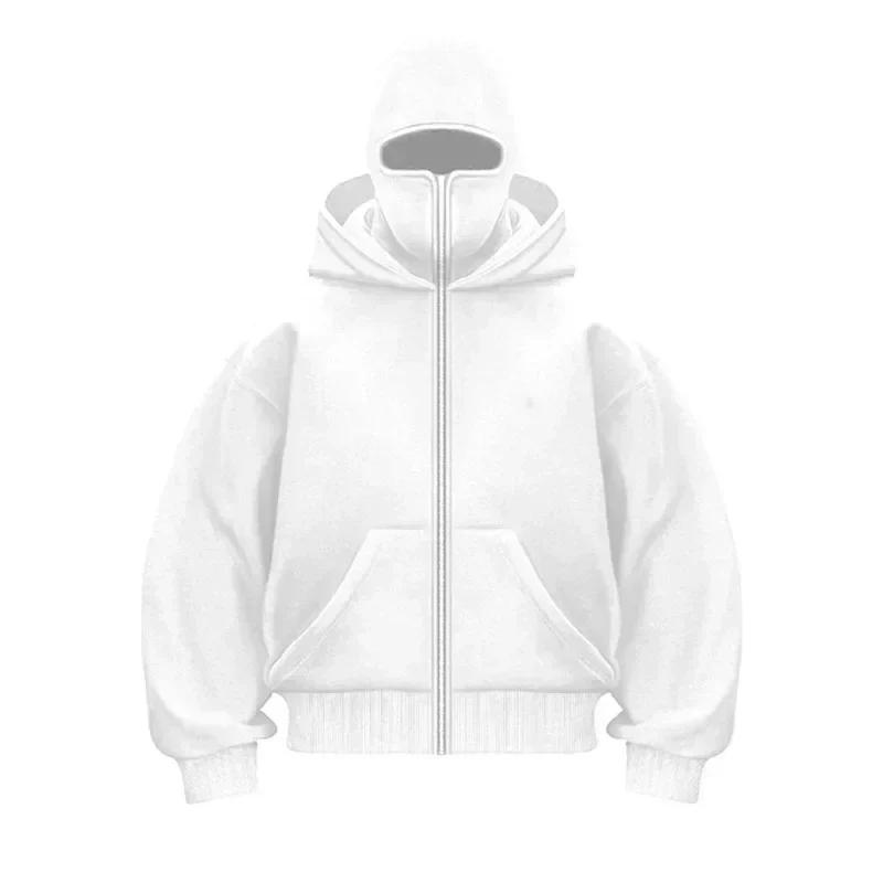 3-in-1 Tech Hoodie: Wetterfest, Eingebauter Gesichtsschutz - Unisex